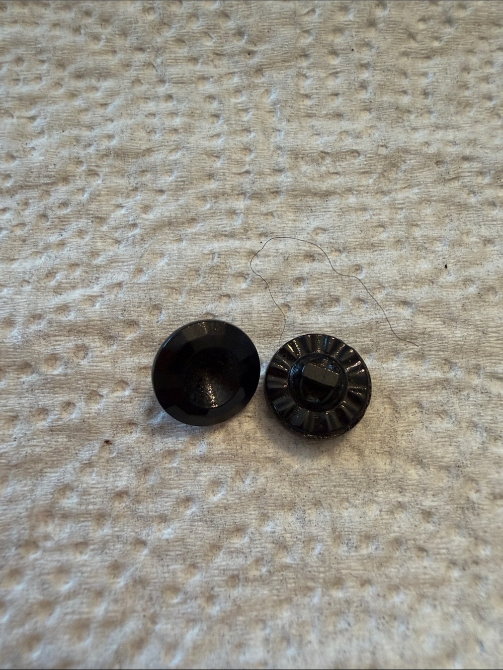 Black Men’s Snap Stud Buttons - Pack of 2